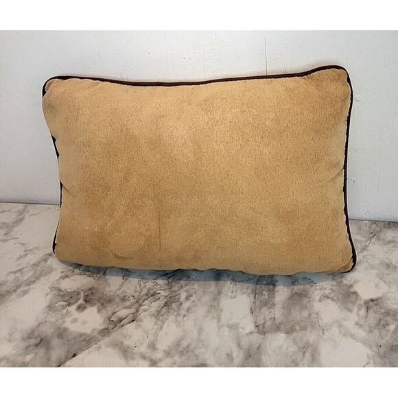 Pet Lovers Owners I LOVE MY SHIH TZU PILLOW 10.5" X 7" TAN AND DARK BROWN - Picture 2 of 2